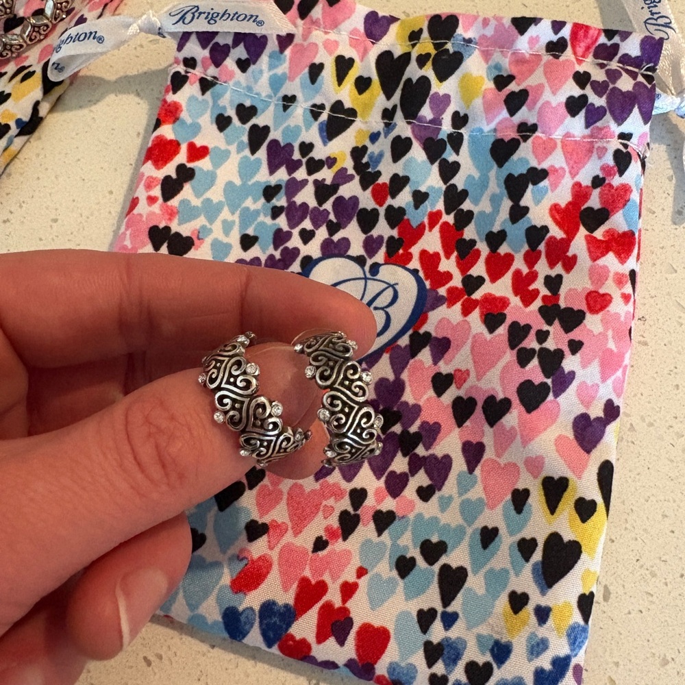 Brighton Alcazar Heart Jewelry matching set (necklace and earrings)